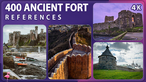 400 Ancient Fort Reference Pack – Vol 1