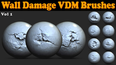 Wall Damage VDM Brushes Vol 1