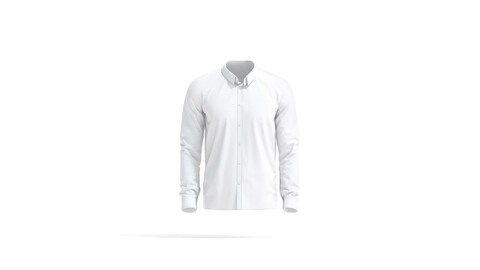 White Dress Shirt - men long sleeve classic shirt