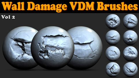 Wall Damage VDM Brushes Vol 2