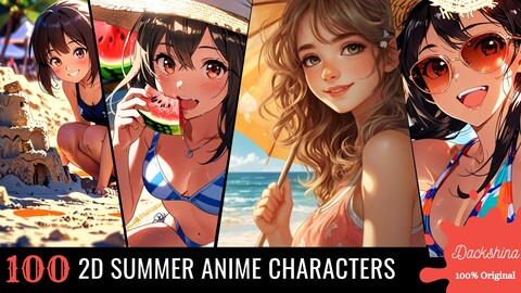 100 Summer Anime Characters | Cute Otaku Summer Female Manga Characters