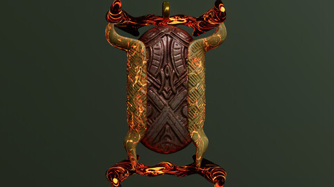 Viking pendant 3d Model