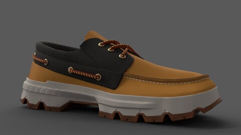 Timberland France Ultra Oxford Boat Shoes Low-poly