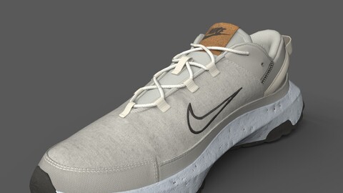 Nike Crater Remixa White Low-poly