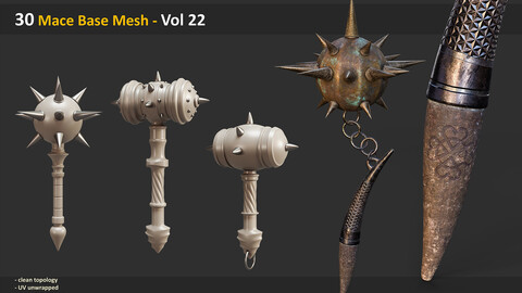 30 Mace Base Mesh - Vol 22