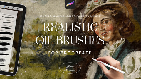 Realistic Oil Procreate Brushes