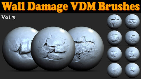 Wall Damage VDM Brushes Vol 3