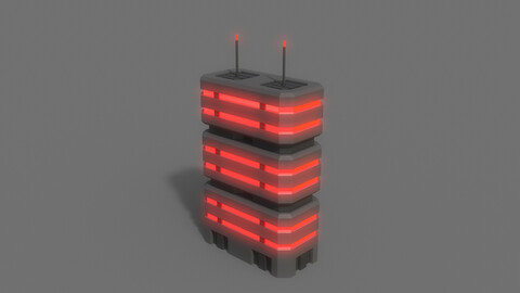 PBR Sci-Fi Building A34