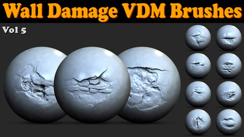 Wall Damage VDM Brushes Vol 5