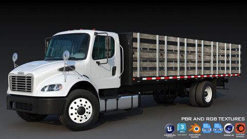 Freightliner M2 106 Flatbed Stake Truck