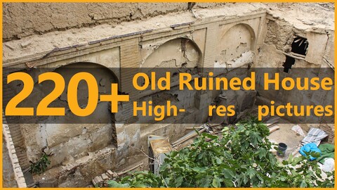 220+ High-resolution photos of Old Ruined House - Vol. 01