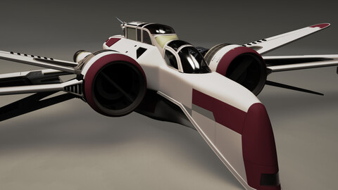 Star wars ARC-170 Starfighter ready for movie projects