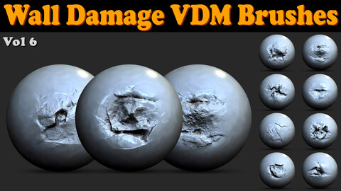 Wall Damage VDM Brushes Vol 6