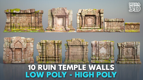 Ruin Temple Walls - 240625