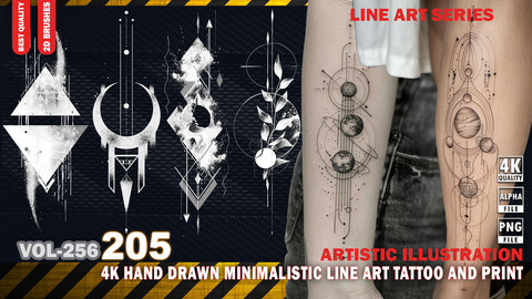 205 4K HAND DRAWN MINIMALISTIC LINE ART TATTOO AND PRINT - ARTISTIC ILLUSTRATION - HIGH END QUALITY RES - (TRANSPARENT & ALPHA) - VOL256