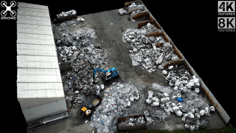 scrapyard metal-trash storage photogrammetry