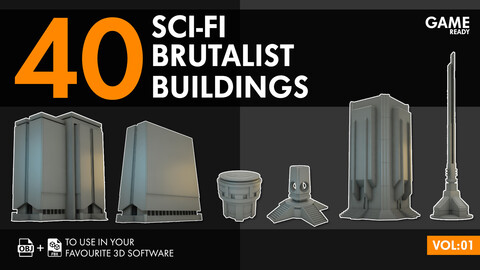 40 Sci-Fi Brutalist Buildings