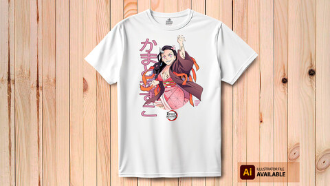 Nezuko Kamado - Design for prints and T-shirt