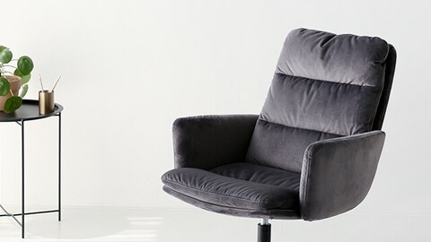 BRUSSEL lounge chair - 3d Model