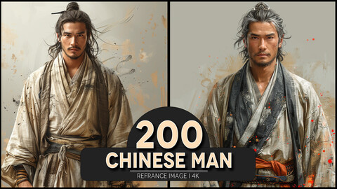 Chinese Man 4K Reference/Concept Images