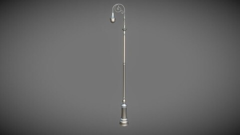 Antique Street Light | LowPoly