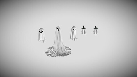 Ghost Pack | LowPoly