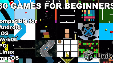 30 Games For Beginners - Unity Source Code