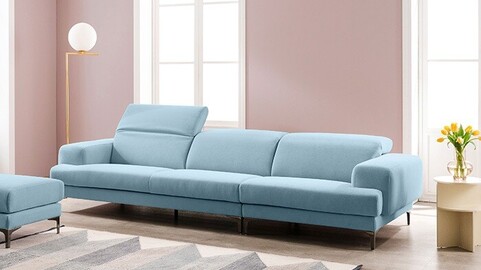 cashmere fabric sofa - 3d Model