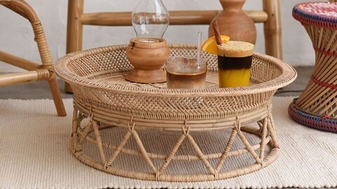 Breeze rattan sitting table - 3d Model