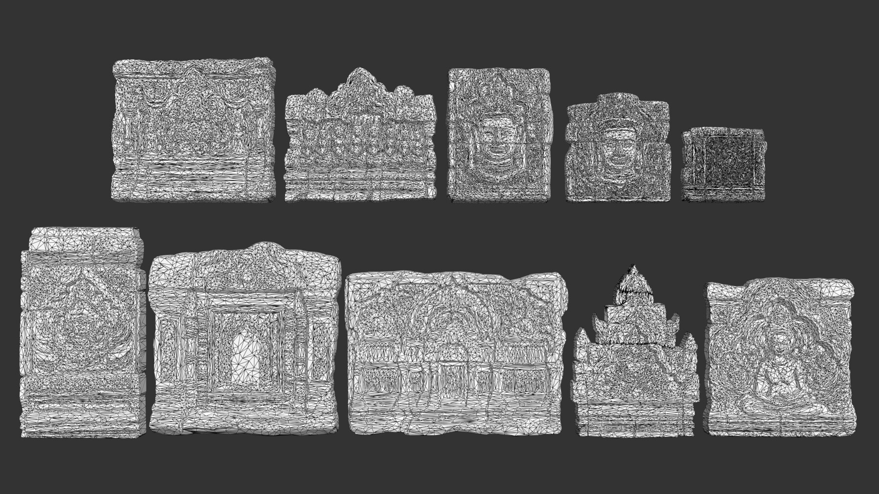 ArtStation - Ruin Temple Walls - 240702 | Game Assets