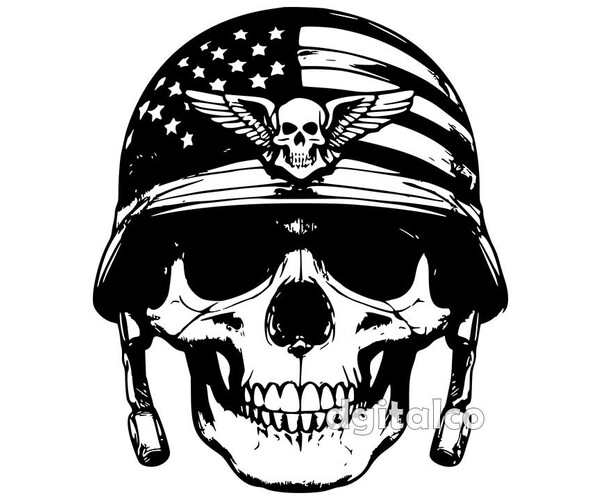 ArtStation - Patriot Skull: Vector Graphics for Your Patriotic Spirit ...