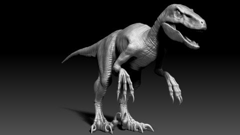 RAPTOR Dinosaur Hybrid Velociraptor Sculpt Project