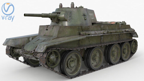 Tank BT 7 Soviet