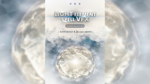 UE | Light Element - Spell VFX Pack [4K]