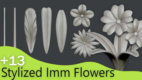 Stylized Imm Flowers