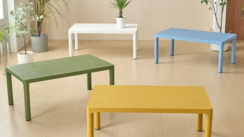 Kona Plastic Cafe Square Table - 3d Model