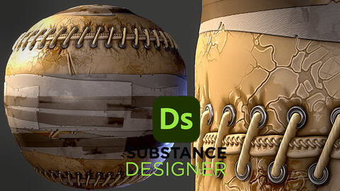 Stylized Leather Fabric Rough - Substance 3D Designer