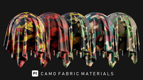 15 Camo Fabric Smart Materials (Vol.1)