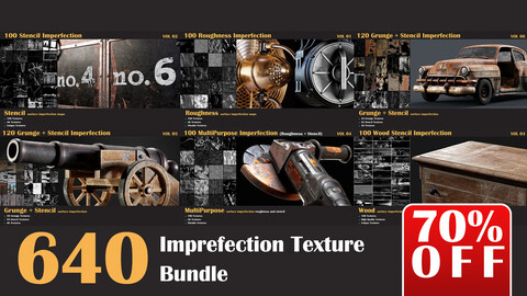 640 Imprefection Texture Bundle