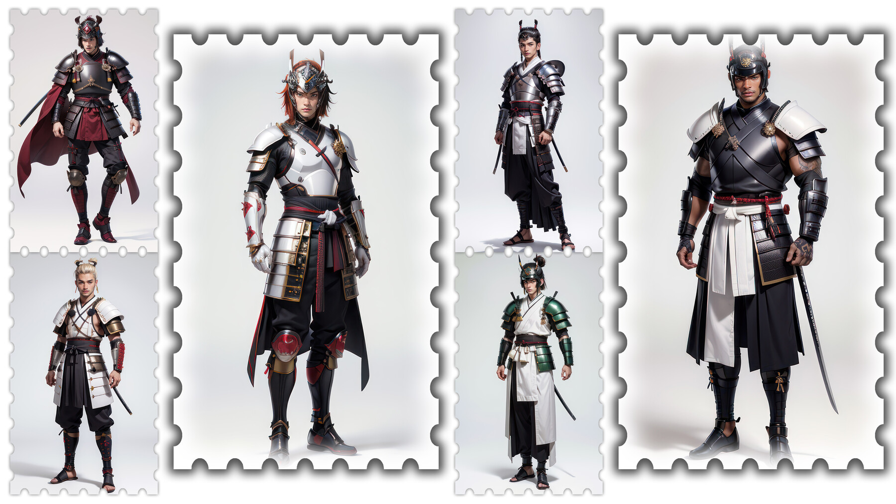 370+ Male Samurai Costume Images Reference Pack - 4K Resolution - V.01