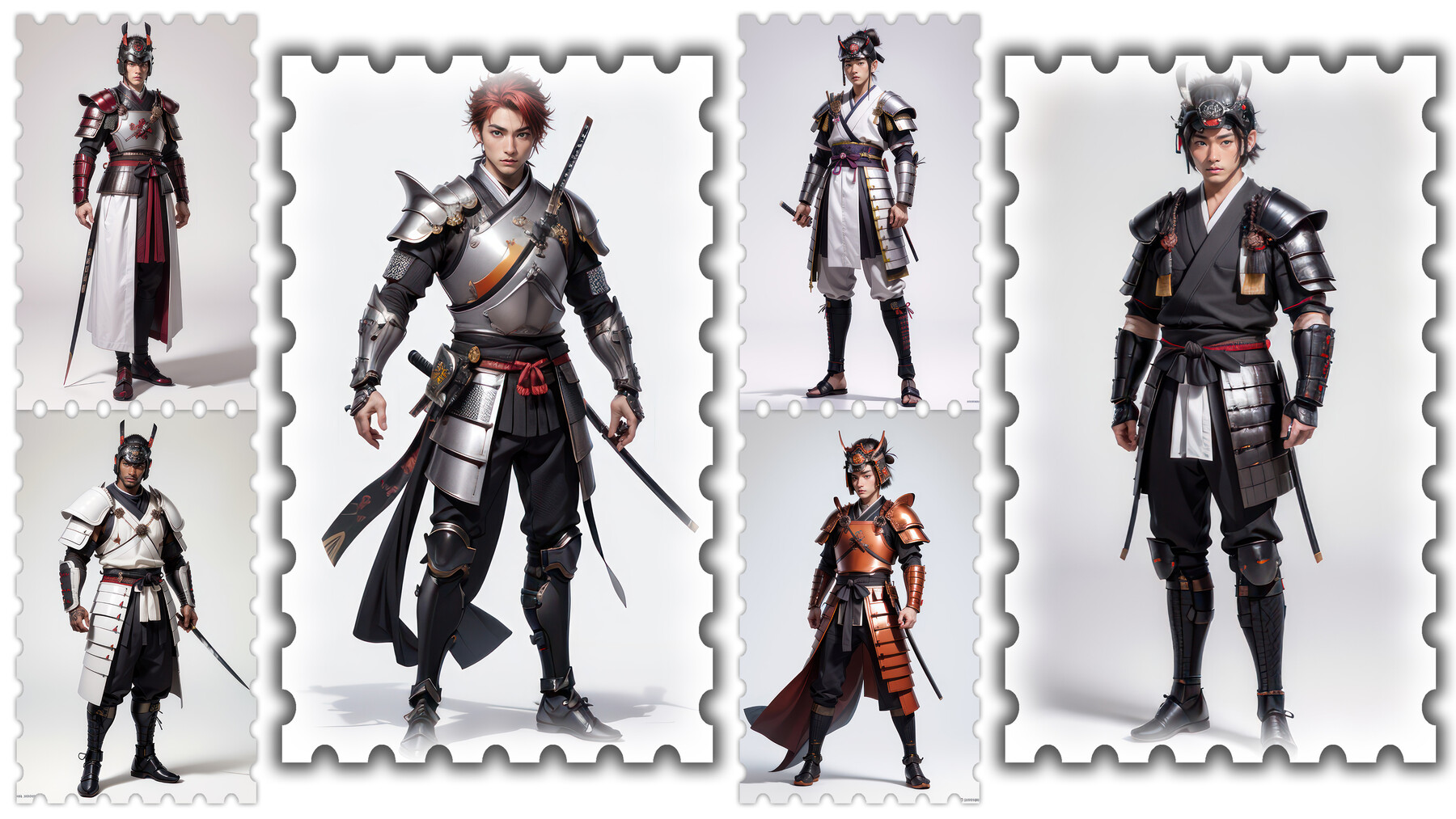 370+ Male Samurai Costume Images Reference Pack - 4K Resolution - V.01