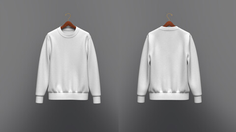 Men Sweatshirt 3D Model