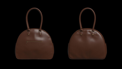 Bowling Bag Handbag 3D Model