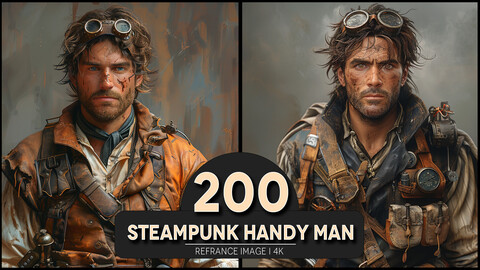 Steampunk Handy Man 4K Reference/Concept Images