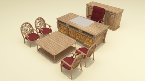 Office Room Set 8K