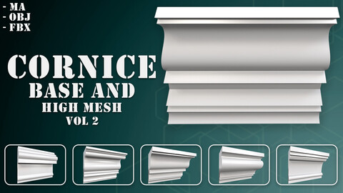 35 Cornice Base and High Mesh Vol 2