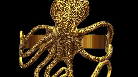 Octopus Bracelet 3d Model