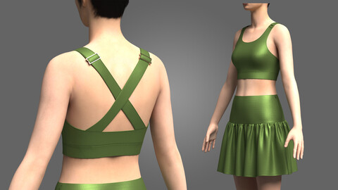 Top Skirt 3D Model