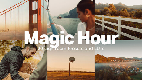 20 Magic Hour LUTs & Lightroom Presets