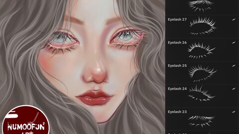 Eyelash Brush – Brushes For Procreate